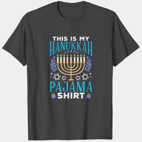 Funny Christmas Jewish Hanukkah Pajama T Shirts