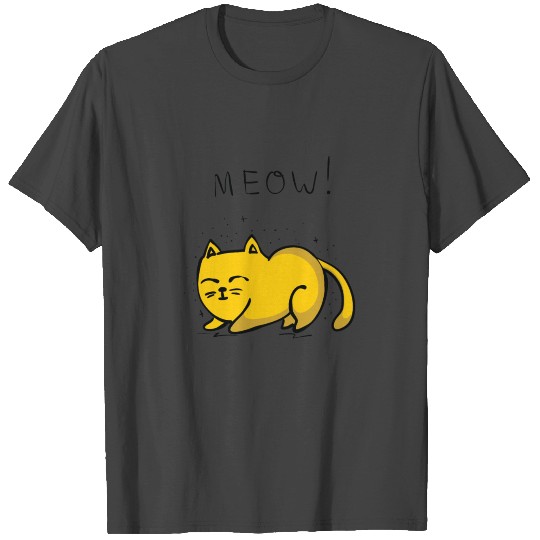 Meow Card Kitty Funny Love Cats T Shirts