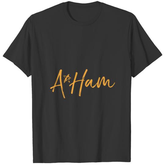 Hamilton Women Mens Star A Ham Gift Gift Tee T-shirt