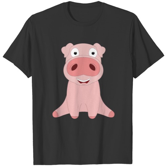 Cute Kids Piggy Cartoon Pig T Shirts