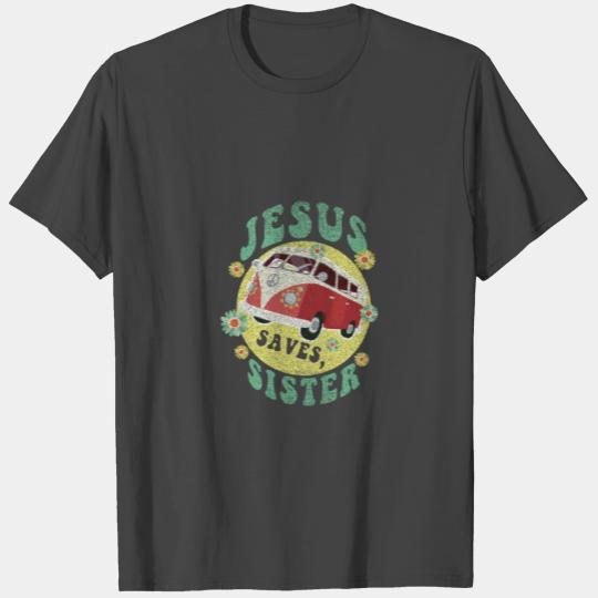 Christian T Shirts For Women Jesus Saves Sister