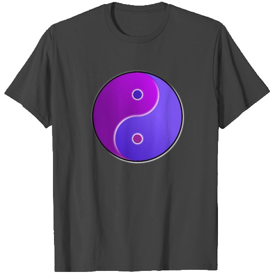 Ying Yang harmony and balance water earth T Shirts