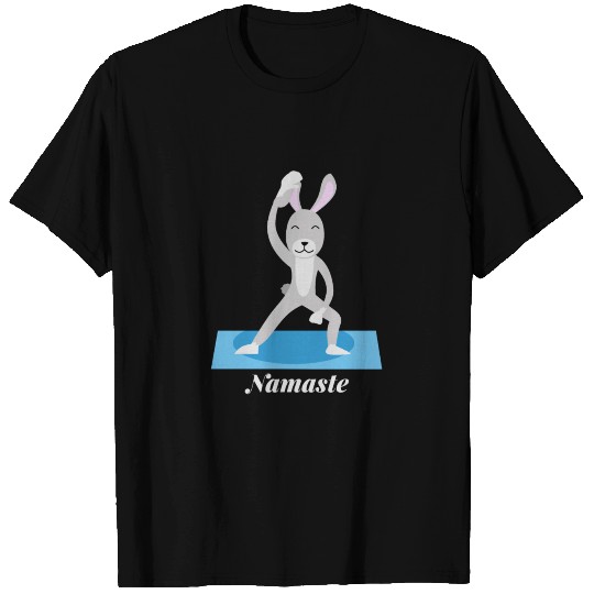 Rabbit Yoga Funny Meditation Namaste Easter Bunny T Shirts