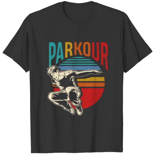 Retro Vintage Parkour Free Running Gift T-shirt