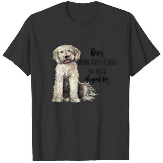Poodle, watercolor illustration T-shirt