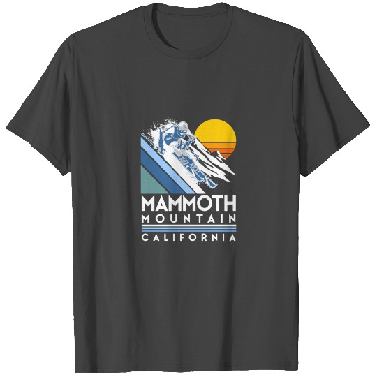Mammoth Mountain California Retro Ski Gift T Shirts