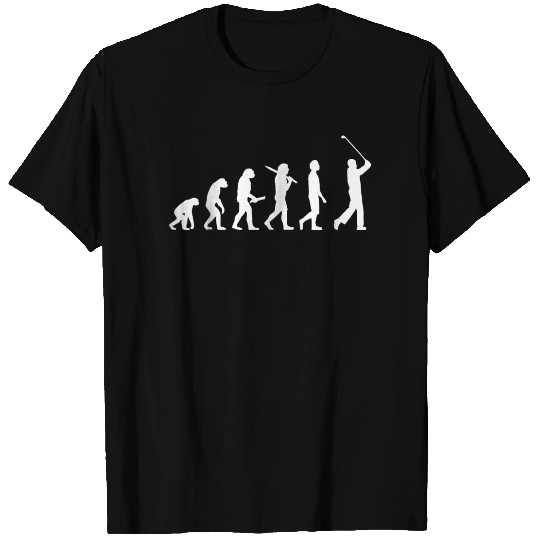 Funny Golf Evolution For Golfers Golf Players T Shirts