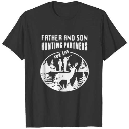 Father Son Hunting Partners Life Animal Forest T Shirts
