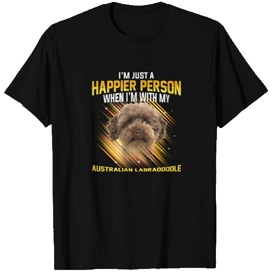 Dog Australian Labradoodle Im Just a Person T Shirts