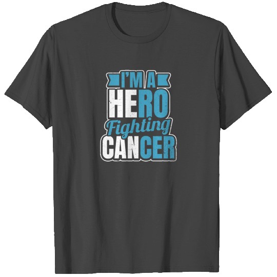 Prostate Cancer Hero Fighting Cancer Gift T Shirts