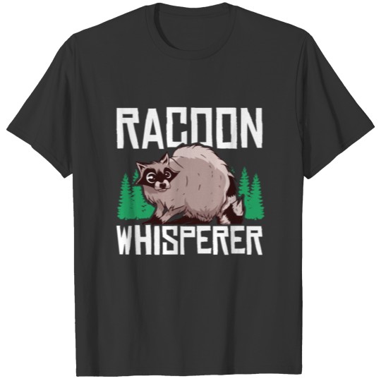 Retro Vintage Raccoon Whisperer Funny Raccoon Gift T Shirts