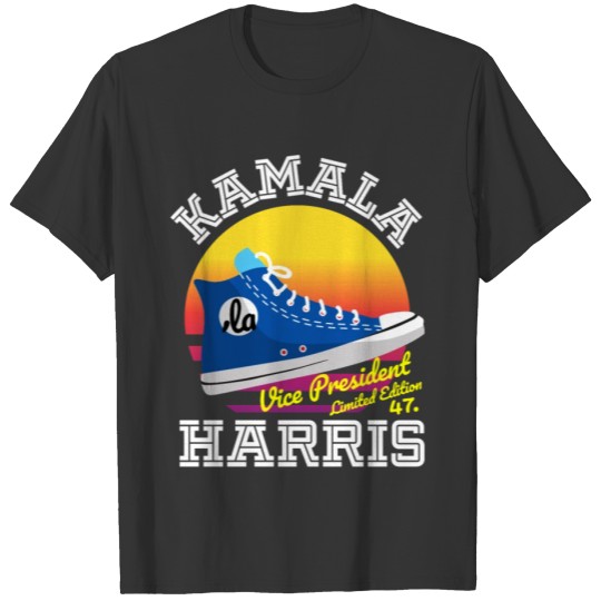 Comma La Funny Kamala Harris Vintage Sneakers T Shirts