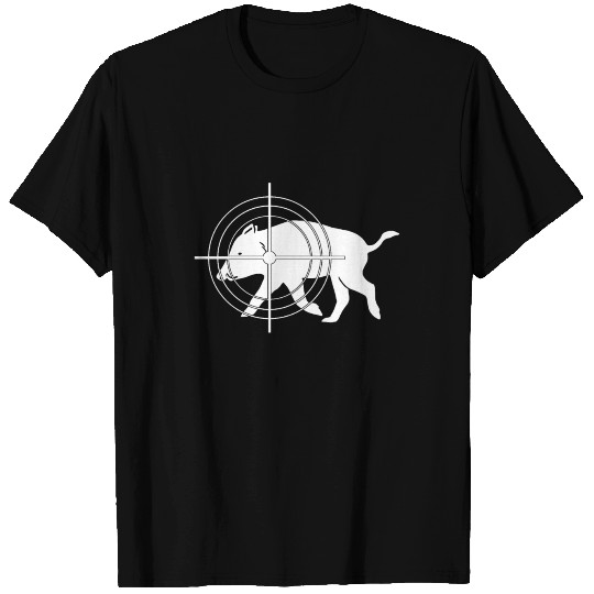 Boar Hunting Target Chasing Hog Hunt Aim T Shirts