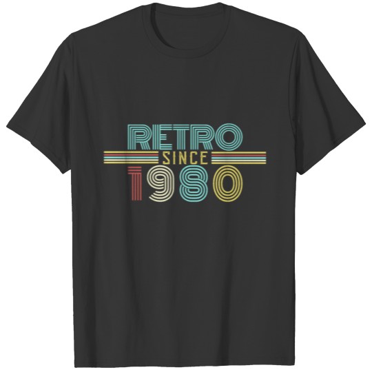 Retro since 1980, old school 90s T Shirts