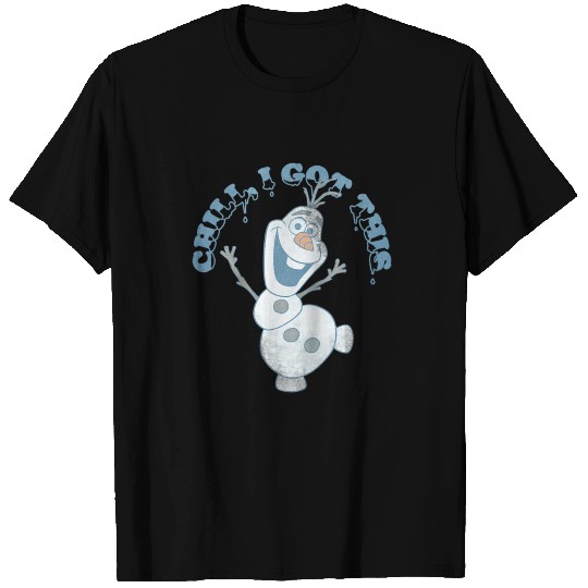 Olaf Chill I Got This Portrait Raglan Baseball T Shirts