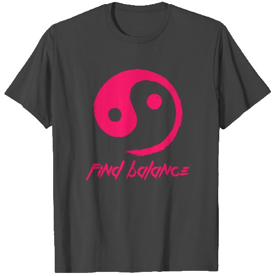 Ying Yang Balancing Meditation T Shirts