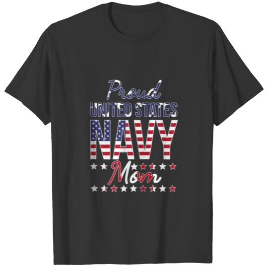 Proud Navy Mom Us Flag Family Zip Gift T Shirts