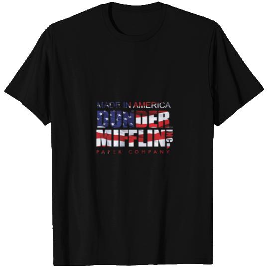 The Office Dunder Mifflin Made In Usa T Shirts