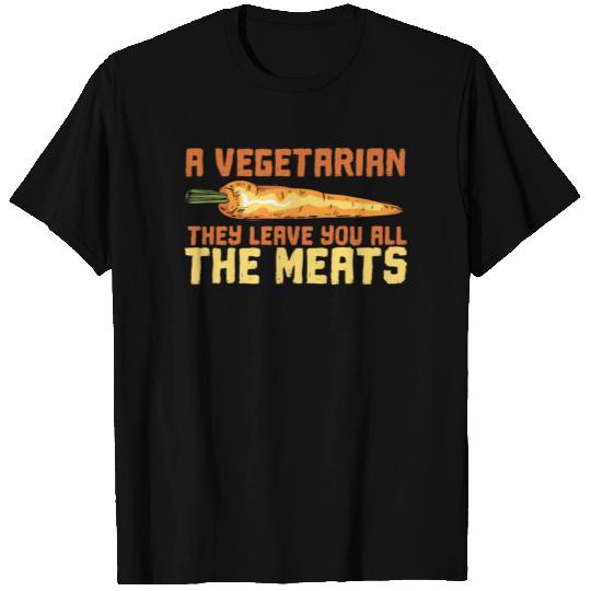 Vegetarian Leave Meats T Shirts