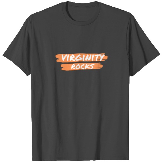 Virginity rocks T Shirts