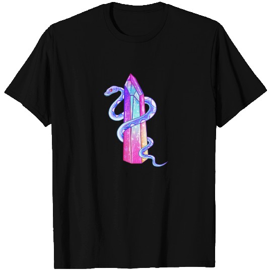 Pastel Goth Snake Crystal - Pagan, Wiccan T Shirts