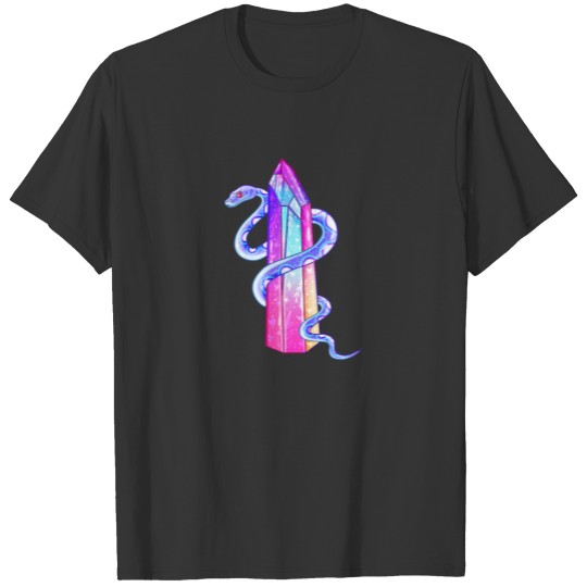 Pastel Goth Snake Crystal - Pagan, Wiccan T Shirts