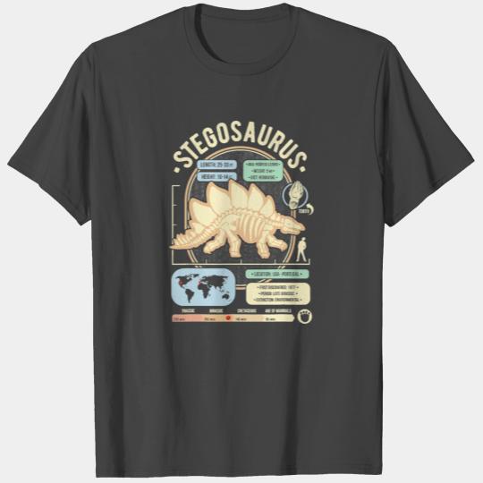 Dinosaur Facts Stegosaurus Science Anatomy Gift T Shirts