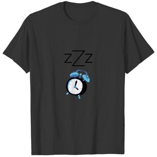 Clock Sleeping ZZZ T-shirt