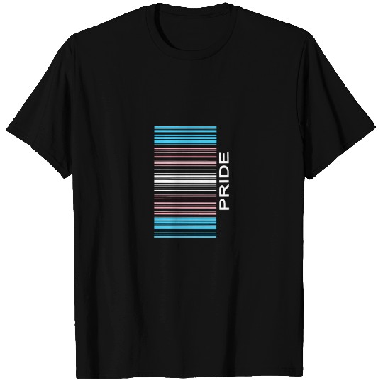 Barcode Transgender Pride Lgbtq Flag Trans Support T Shirts
