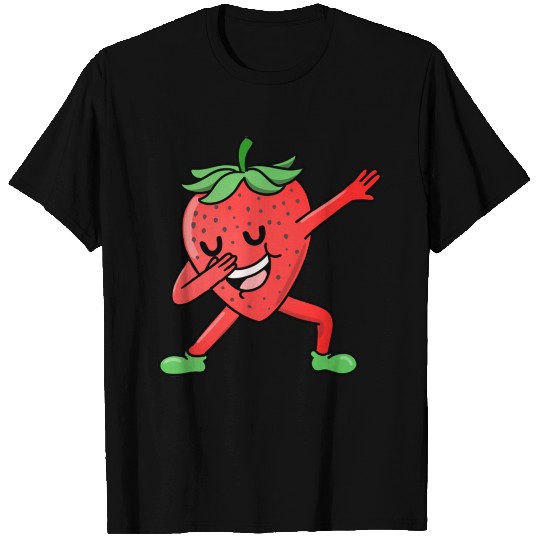 Dabbing Strawberry For Strawberry Lover T Shirts