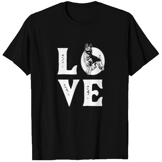 K9 Unit Belgian Malinois Love PD Police Trainer T Shirts