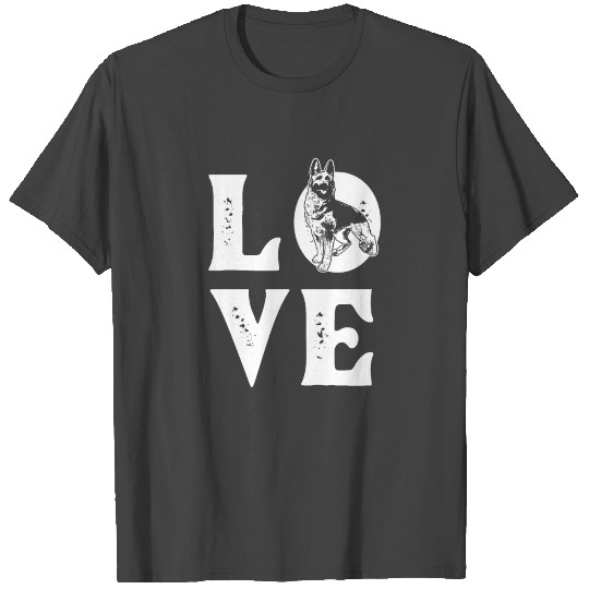 K9 Unit Belgian Malinois Love PD Police Trainer T Shirts