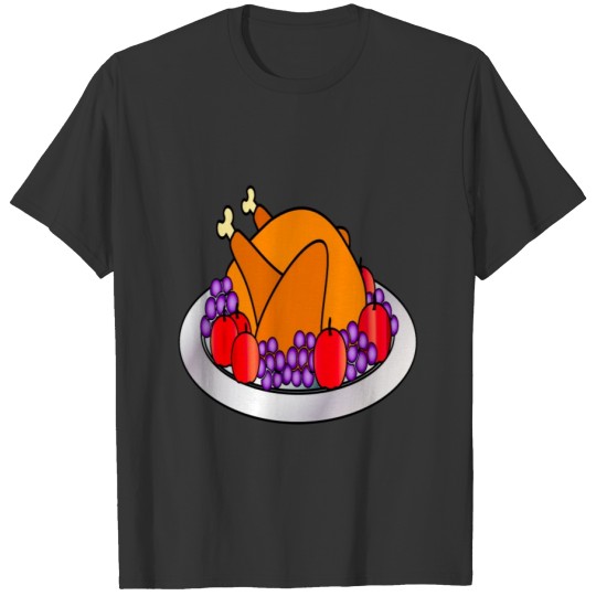 Funny, Cute and Beautiful Turkey Cartoon T-shirt