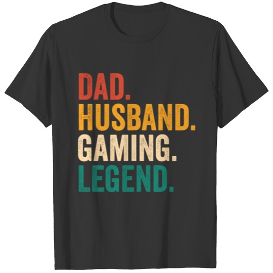 Gamer Dad Husband Gaming Video Games Father's Day T Shirts