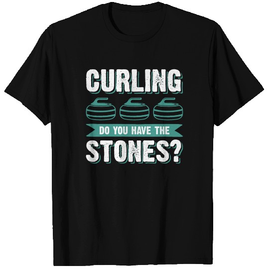 Curling sport T Shirts