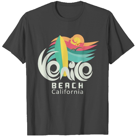 Venice beach light colors T Shirts