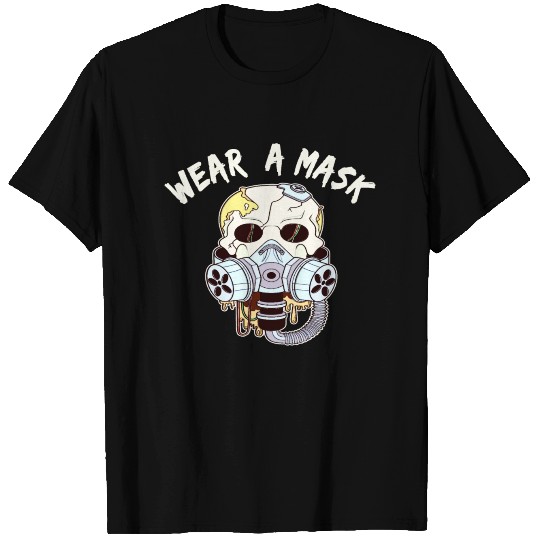 Gasmask Skull Horror gas mask gift soldier T Shirts