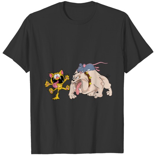 Mouse Dog Cat Design cute passionate T Shirts