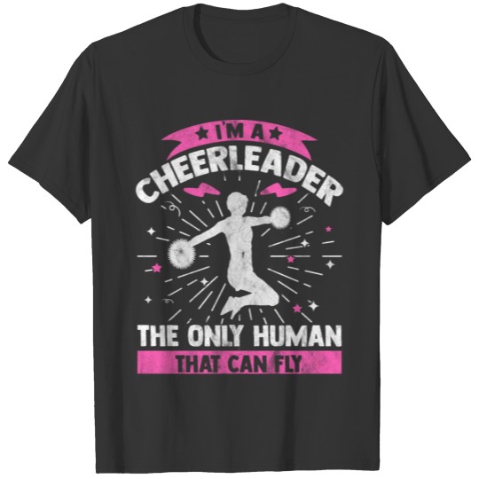 Cheerleader Girlpower Pompoms Prost Girls Squad T-shirt