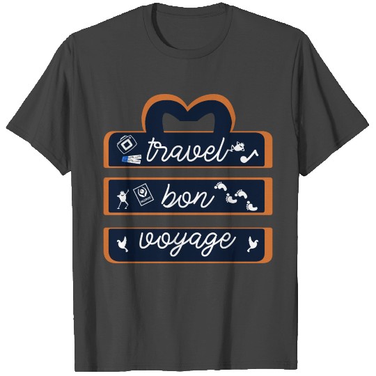 travel bon voyage T Shirts