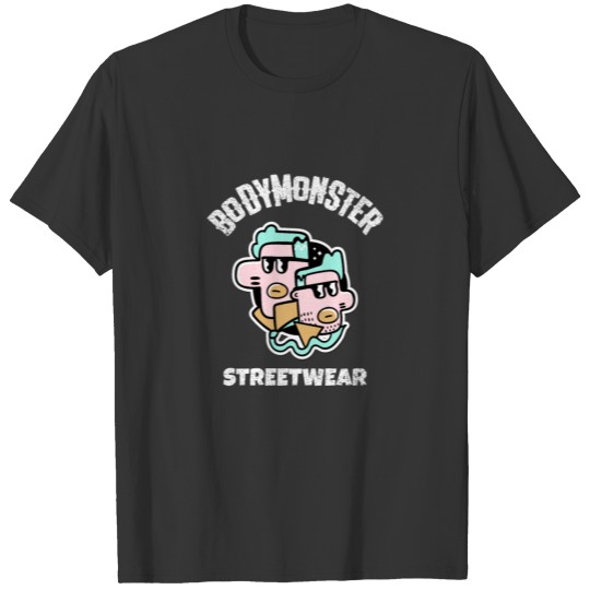 Cartoon Vintage Retro Streetwear Freizeitkleidung T Shirts