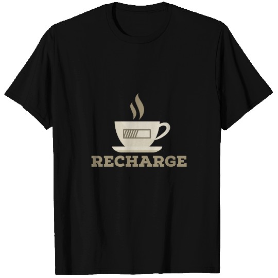 Mocha Coffee Recharge Americano Irish Black Latte T Shirts