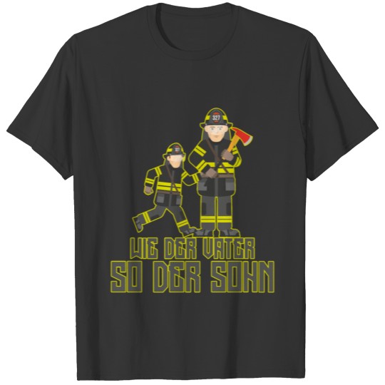 Like Father Like Son Firefighter T Shirts
