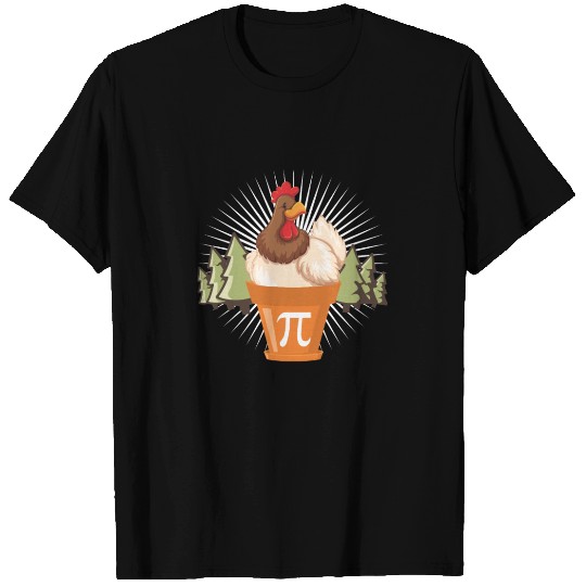 Chicken Pot Funny Pi Day Math lover 3.14 T Shirts