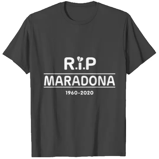 Diego Maradona RIP Argentina Football Legend T Shirts