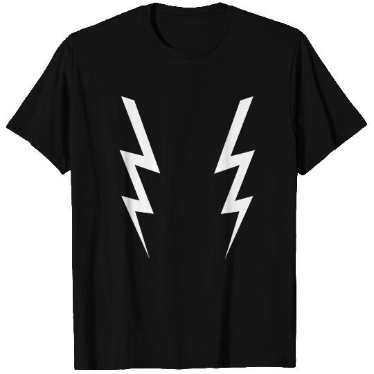 Awesome White Lightning Bolt Boosh T Shirts