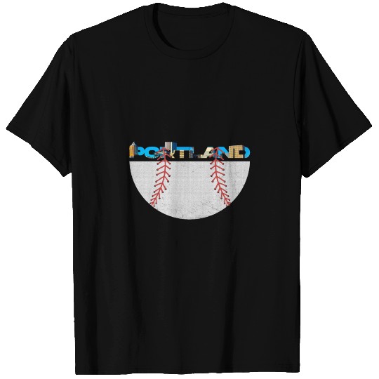 Baseball Portland Oregon USA T Shirts