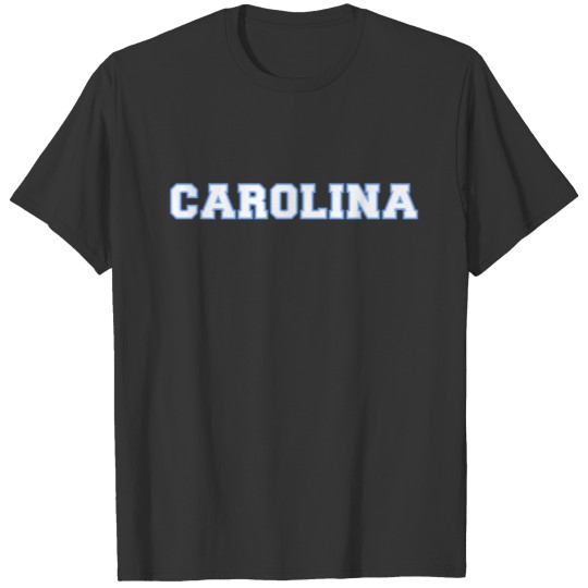 Carolina White Fill T Shirts