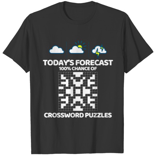 Funny Crossword Puzzle Crossword Puzzle Lover Gift T-shirt