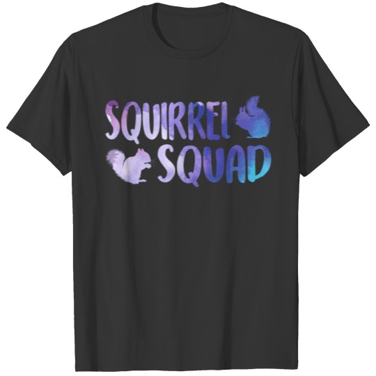 Squirrel Squad T Shirts Squirrel Mom Lover Woodland